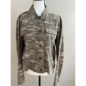Maurices "Team Jacob" camo jacket. Size L.